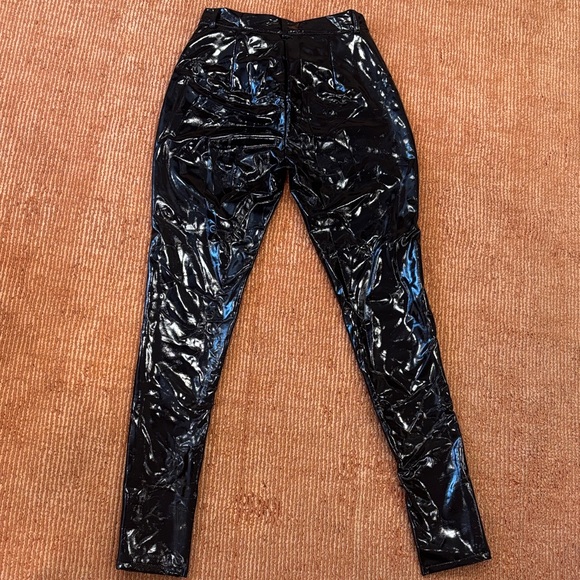 Fashionova Black AND Burgundy Vinyl Pants with soft interior (sweat proof) +more - Picture 12 of 16